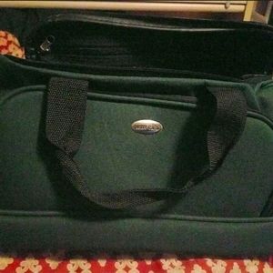Pierre Cardin Green Travel Bag